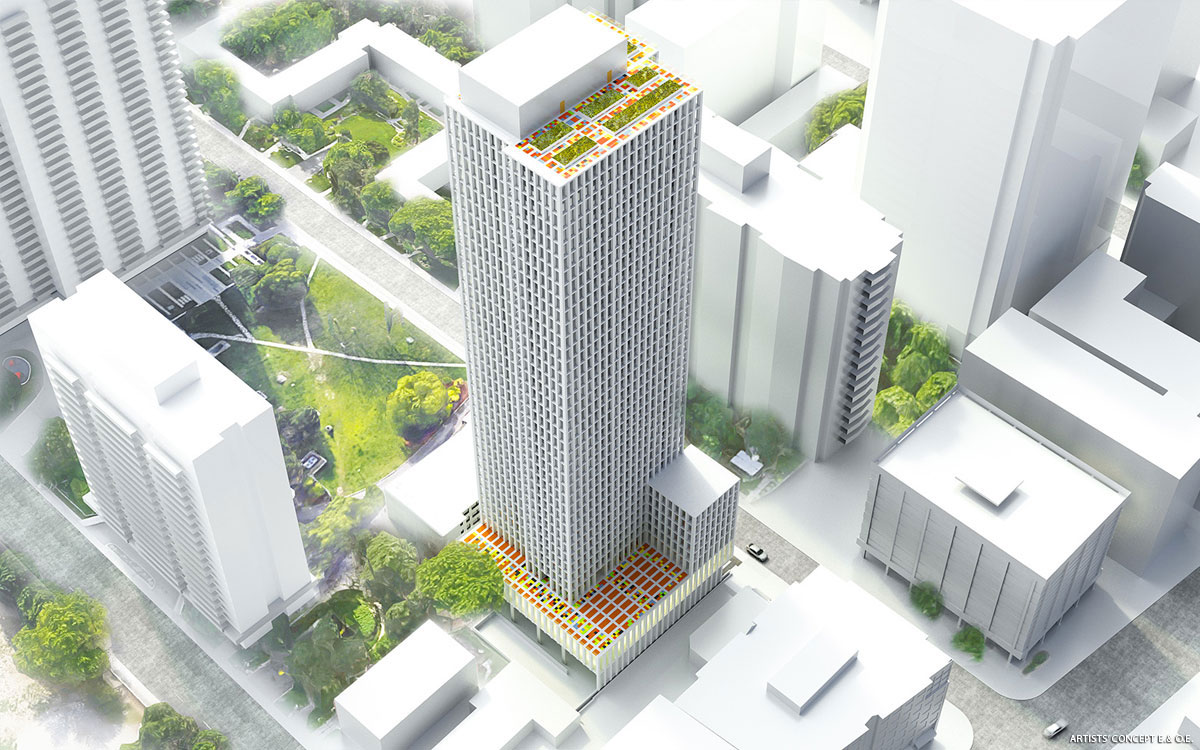 22 Balliol — aerial rendering