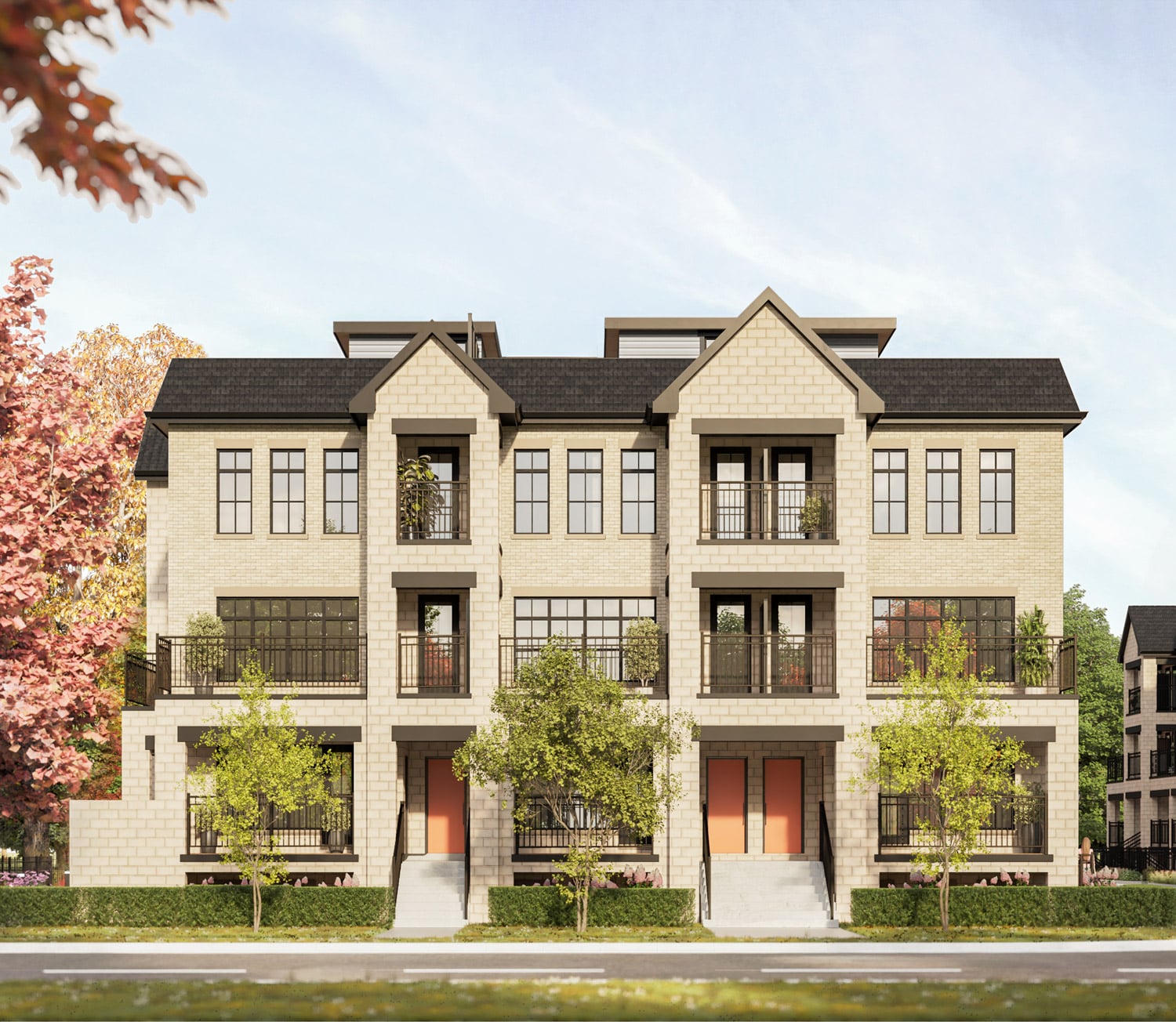 OG Urban Towns — exterior rendering