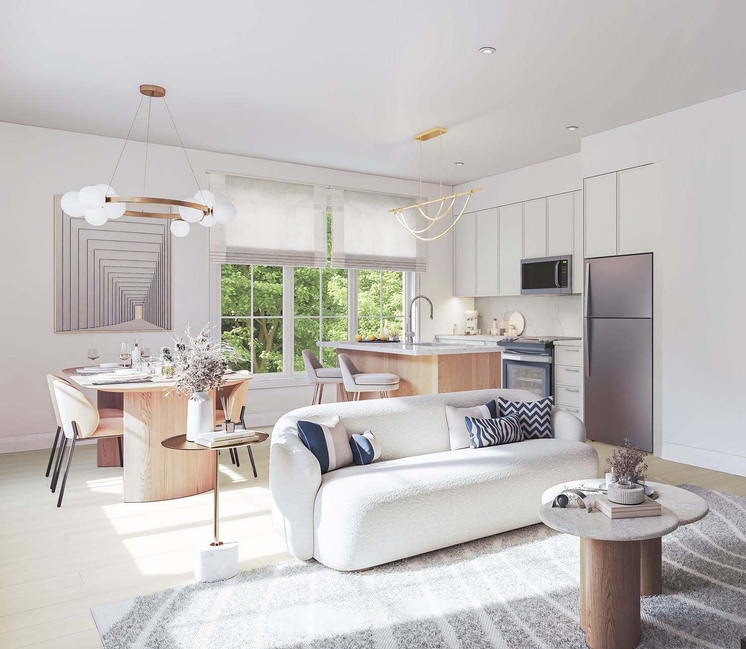 OG Urban Towns — interior rendering