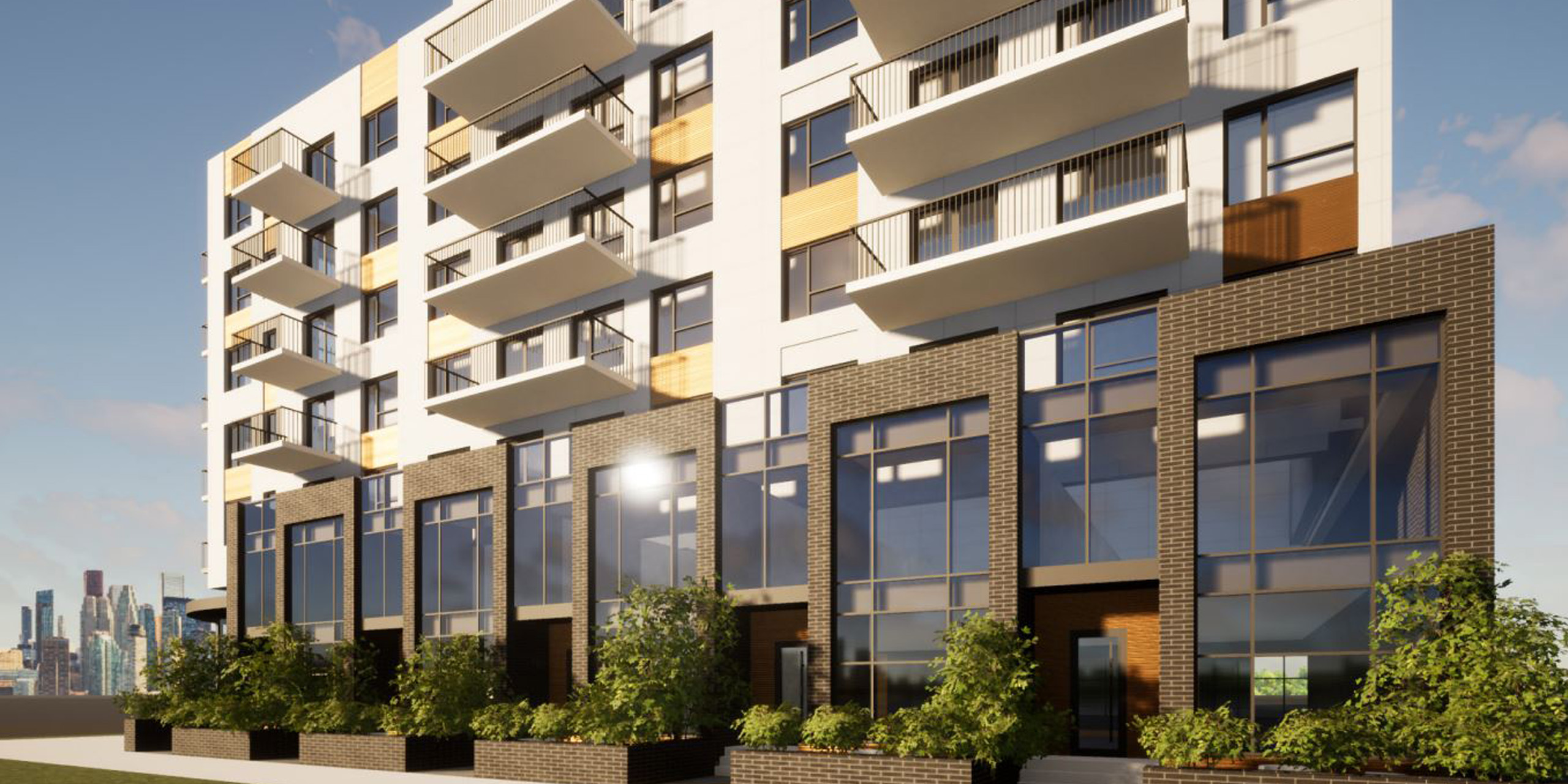 Block 22 — exterior rendering