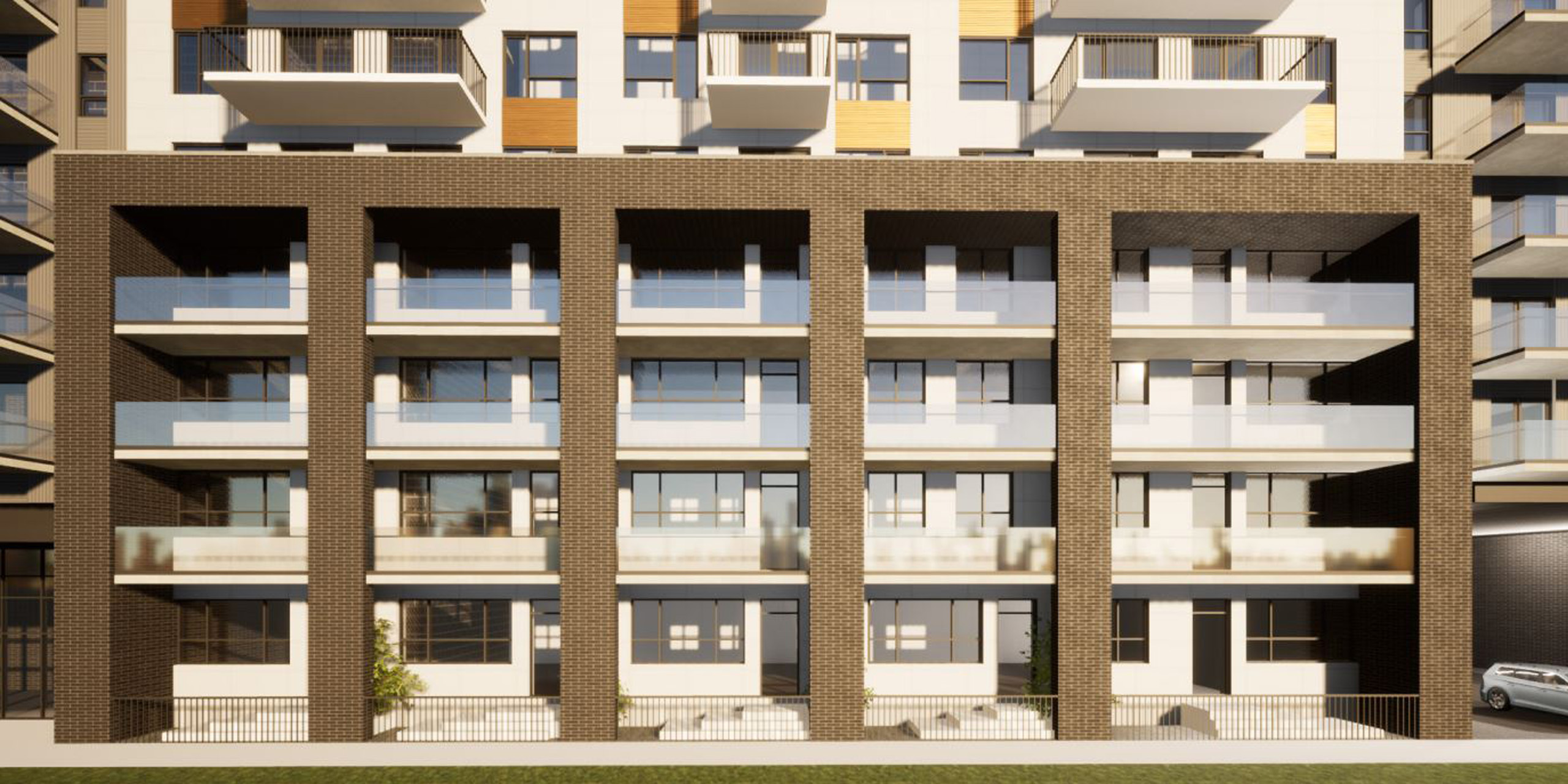 Block 22 — exterior rendering