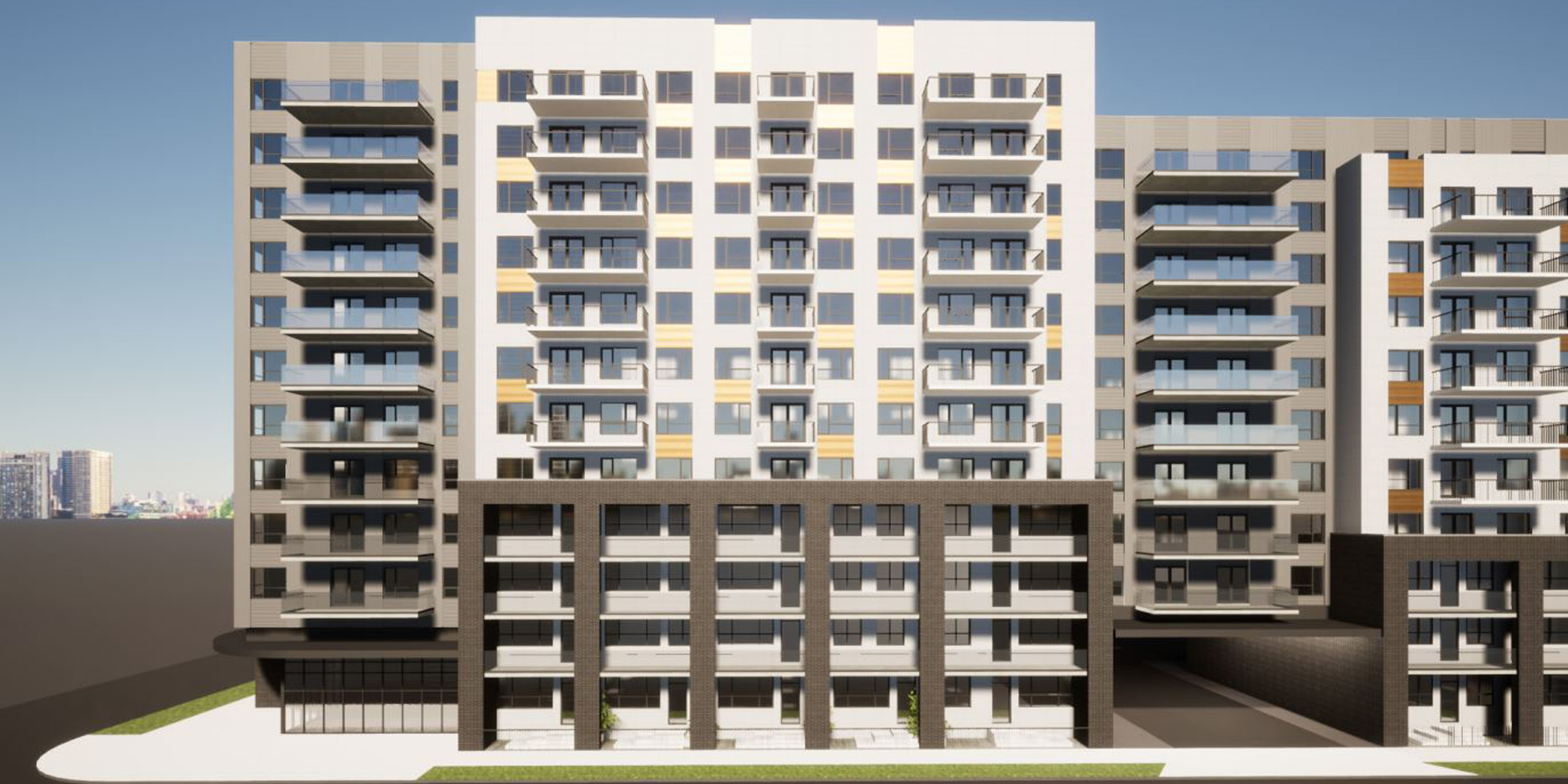 Block 22 — exterior rendering