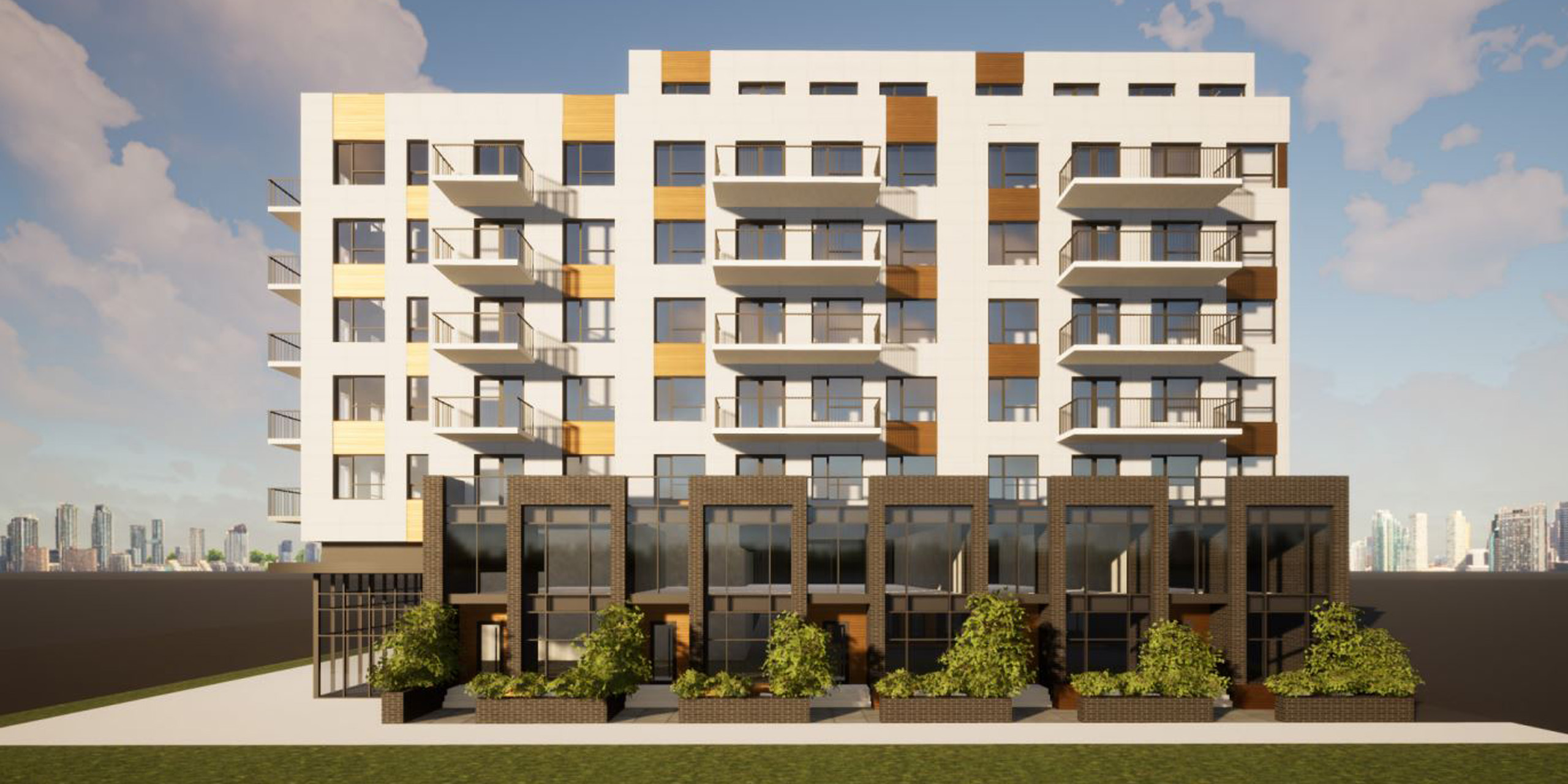 Block 22 — exterior rendering