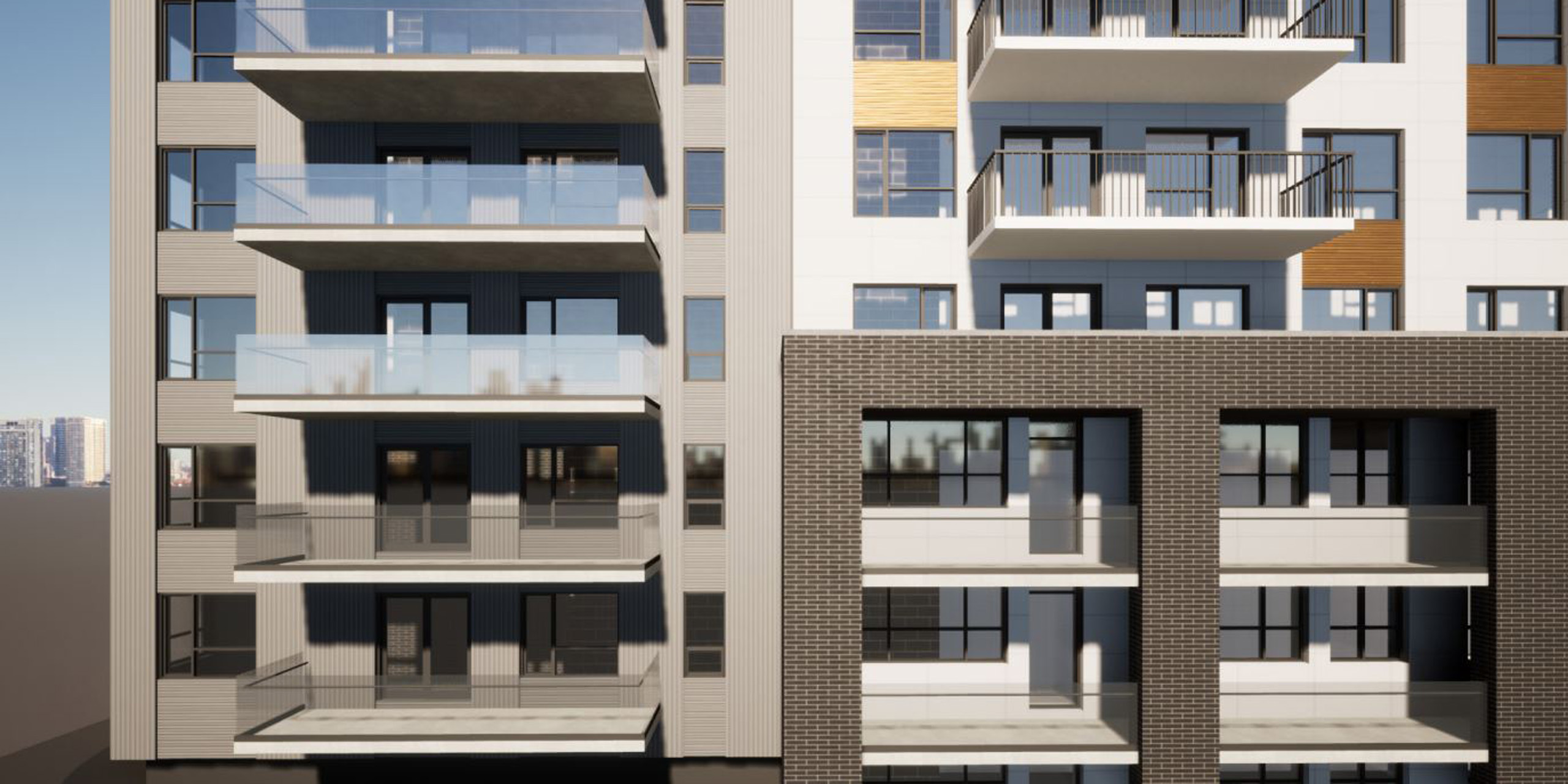 Block 22 — exterior rendering