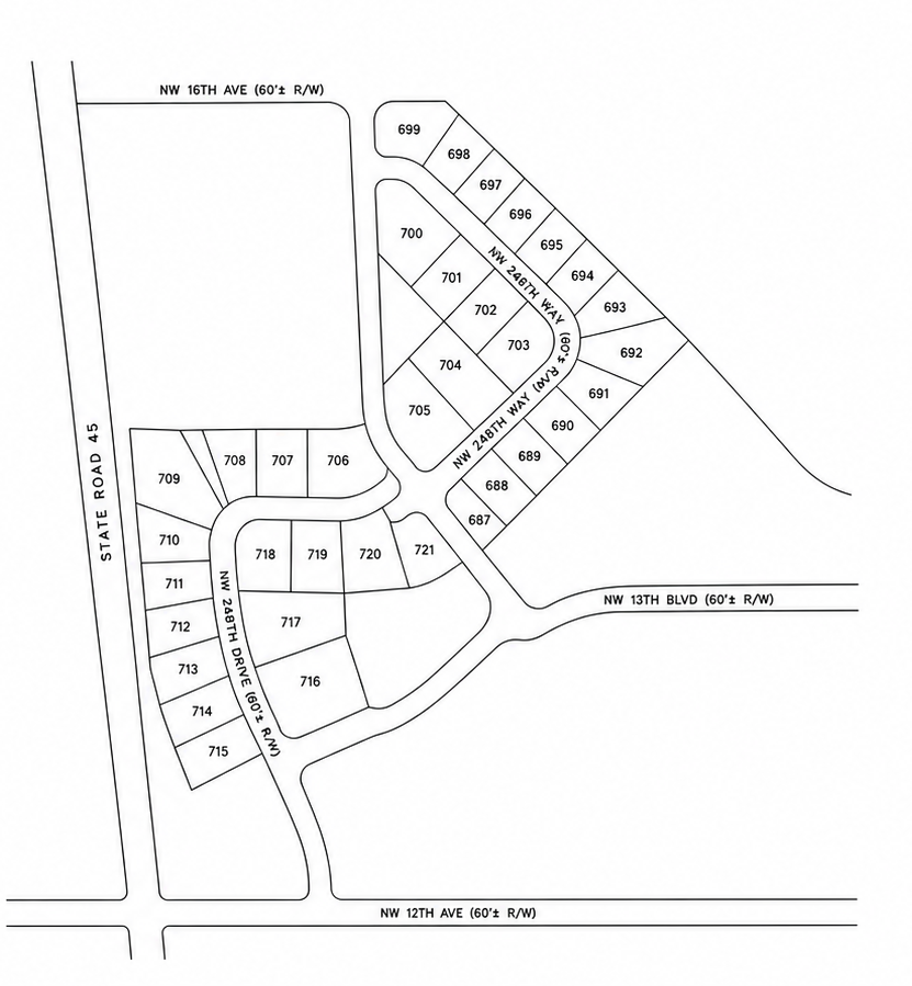Avalon Woods — site map