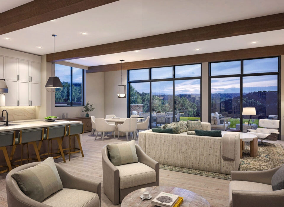 Pendry Residences Barbados — interior rendering