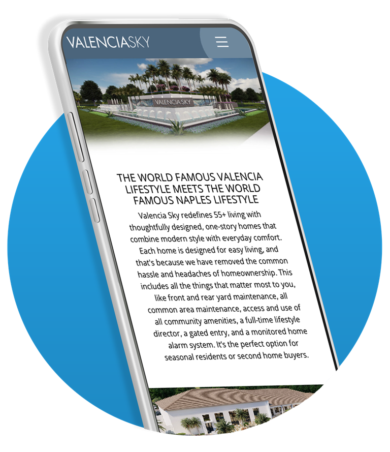 Valencia Sky (55+) Naples - $700s - $1m+