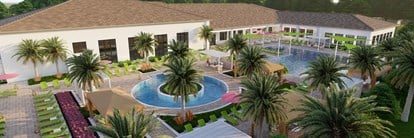 Valencia Sky (55+) Naples - $700s - $1m+ — aerial rendering