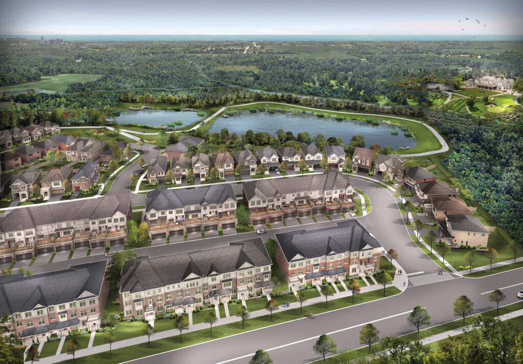 Trails of Whitevale — aerial rendering