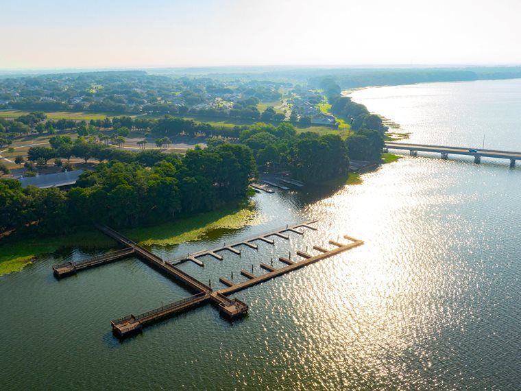Cresswind at Lake Harris — aerial rendering