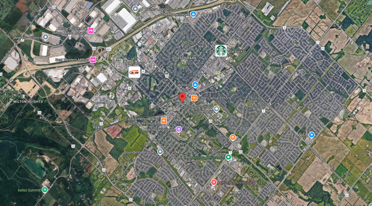 388 Main Street East Condos — site map