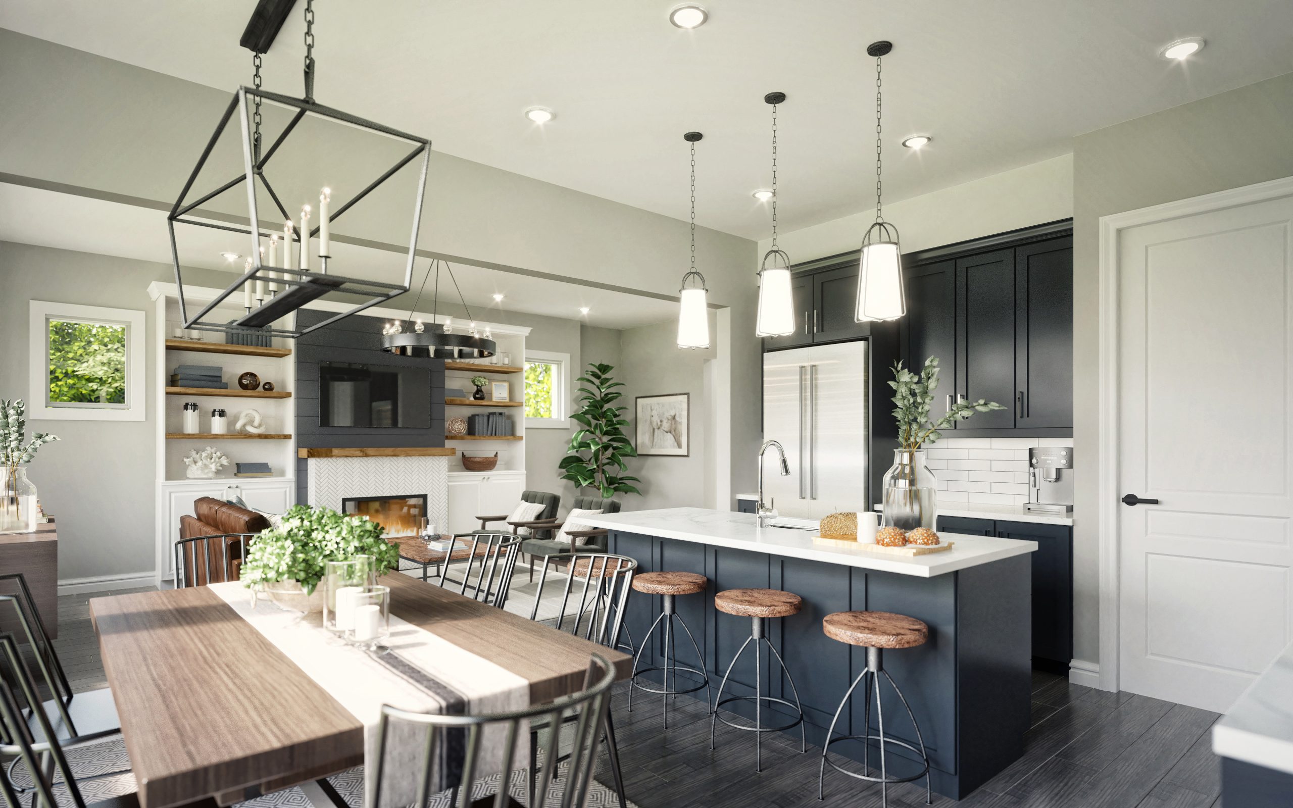 Oak Bay — interior rendering