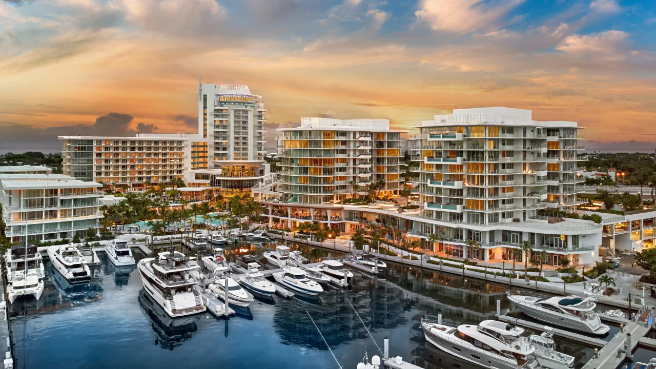 Pier Sixty-Six Residences — aerial rendering