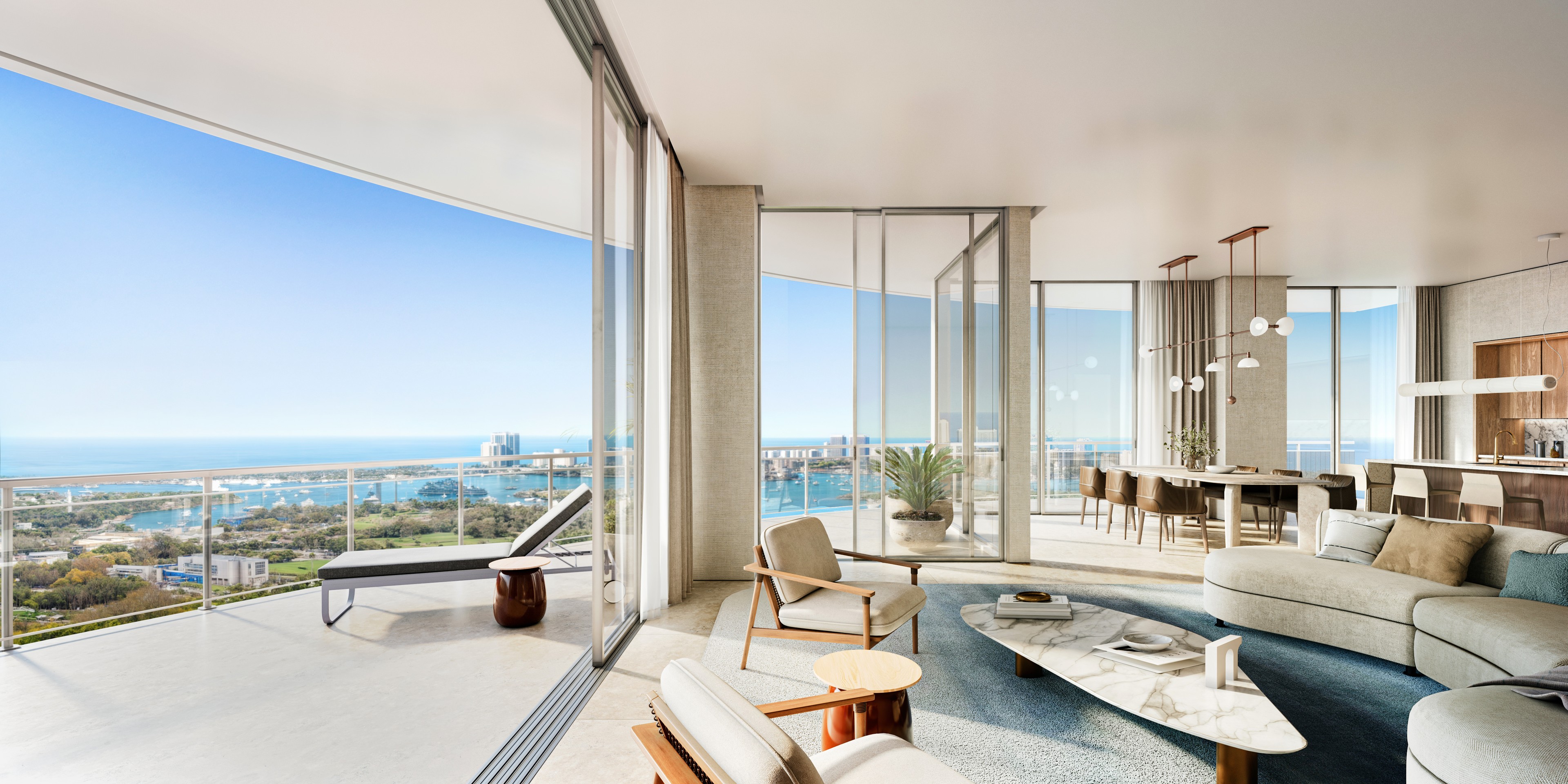 One Park Tower — interior rendering