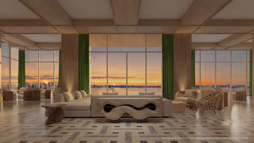 Sport & Wellness Residences — interior rendering